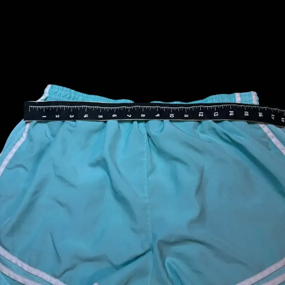 Nike Women's Light Blue Dri-Fit Athletic Running Shorts Size XXL